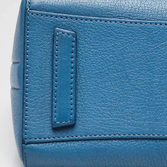 Givenchy Blue Sugar Goatskin Leather Mini Antigona Bag - Picture 6 of 11